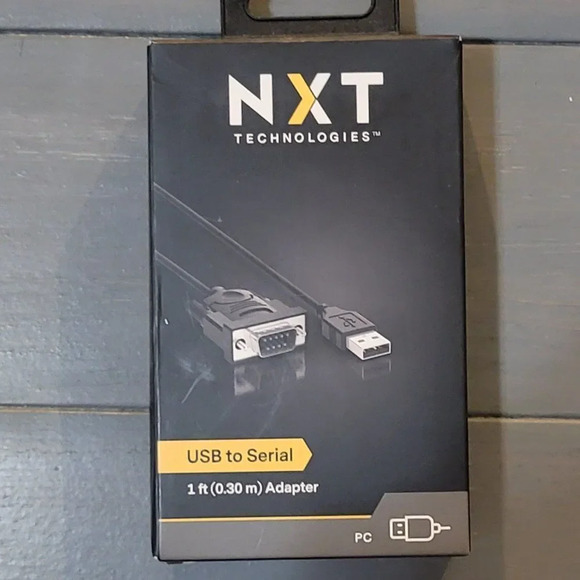 NXT Technologies™ USB to Serial Adapter, 1 ft, Black - Picture 4 of 8